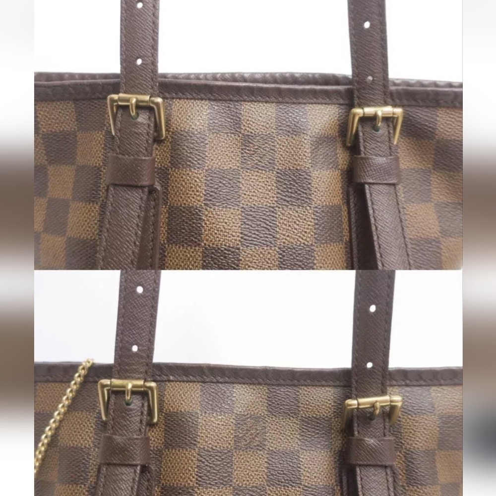 LOUIS VUITTON Damier Ebene Marais Bucket 23 - Picture 3 of 16
